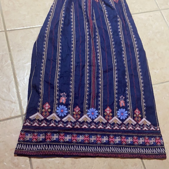 Rare Beautiful Johnny Was FREDERIQUE SIDE SLIT MAXI SKIRT - Picture 10 of 13